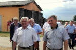 Minister pôdohospodárstva a rozvoja vidieka SR Ľubomír Jahnátek s podpredsedom PVOD Madunice Oliverom Šiatkovským