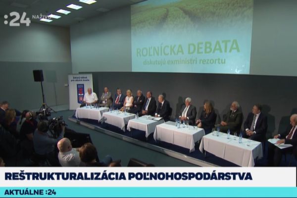 Roľnícka debata ministrov pôdohospodárstva