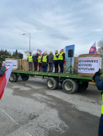 Protest poľnohospodárov - 22. február 2024