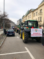 Protest poľnohospodárov - 22. február 2024